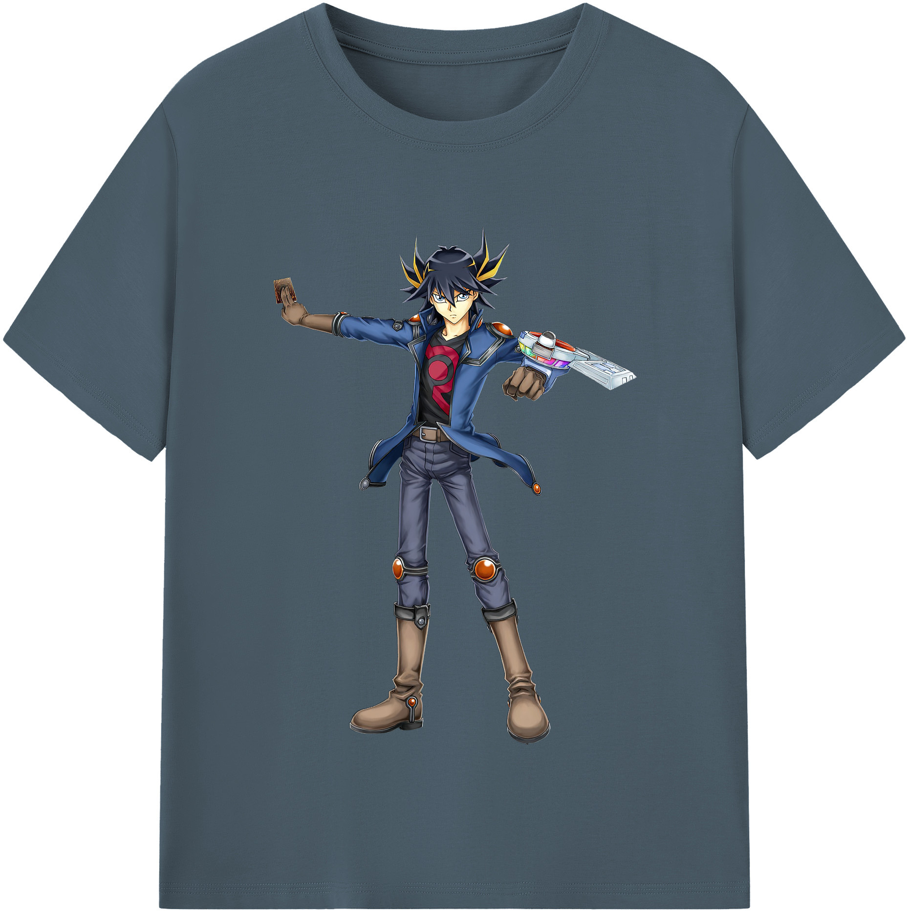 （画像用） 遊☆戯☆王 Yu-Gi-Oh! 綿100％半袖Tシャツ（フロントプリント）